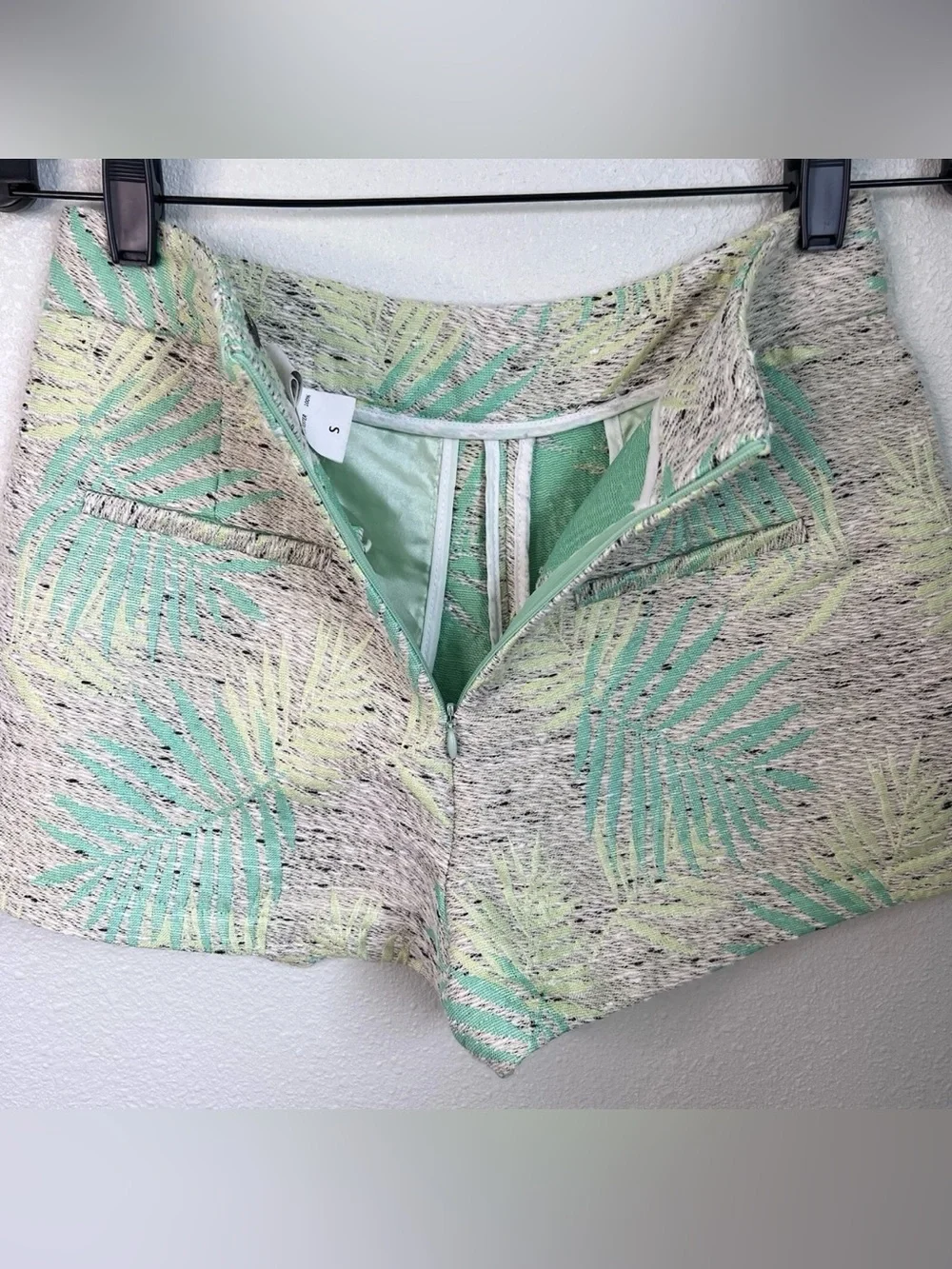 Sorority Size Small Tropical Palm Leaf Skort & Top Matching Set